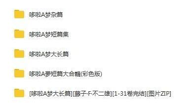 漫画《哆啦A梦/机器猫》大合集16.14GB