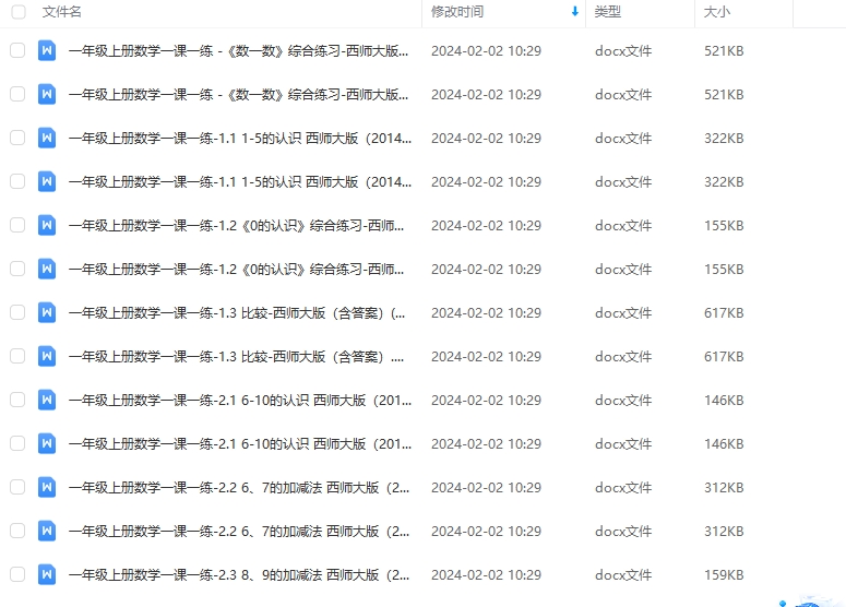 2024年小学学科资料1-6年级合集插图3