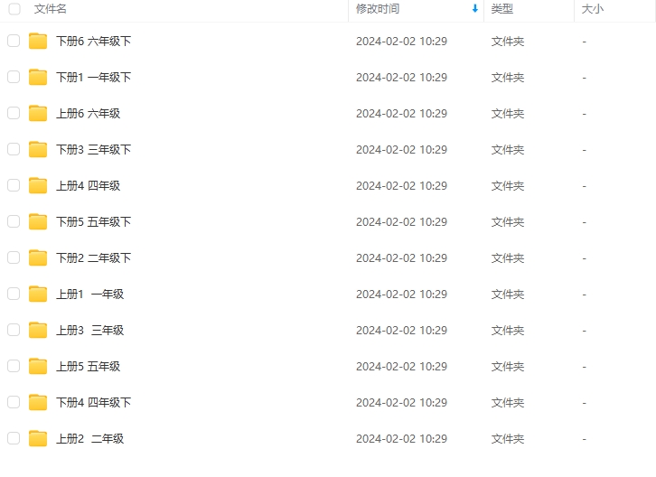 2024年小学学科资料1-6年级合集插图2