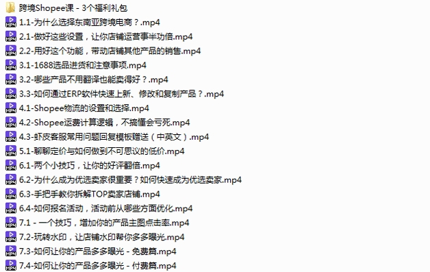 Shopee虾皮跨境电商实操课程18节插图1 Shopee虾皮跨境电商实操课程18节