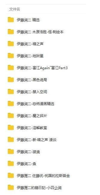 漫画伊藤润二14部合集插图2