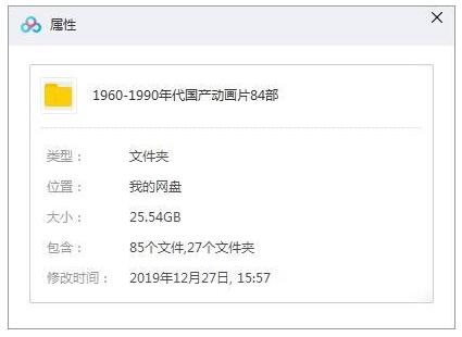 国产动画阿凡提等（1960-1990）82部高清合集