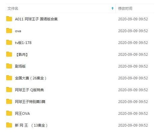 动漫《网球王子》国日双语+剧场版+所有周边合集插图2 动漫《网球王子》国日双语+剧场版+所有周边合集