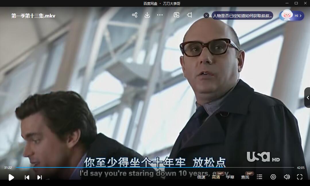 美剧《妙警贼探/猫鼠游戏》1-6季高清中字无删减