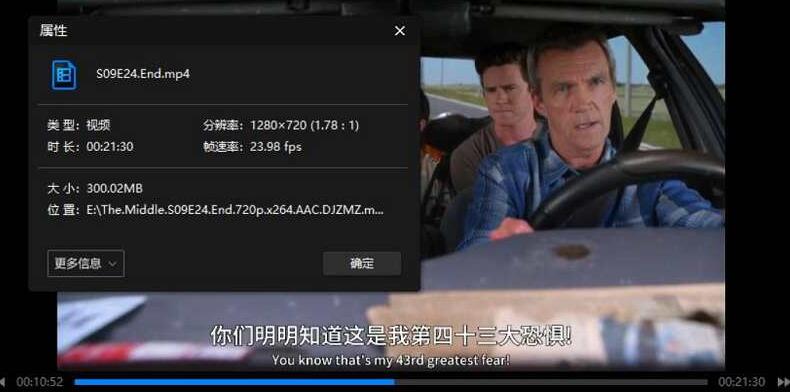 美剧《中产家庭/左右不逢源》1-9季高清中英字幕215全集