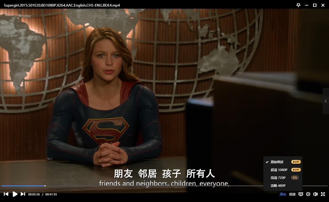 美剧《女超人/超级少女》1-6季超清中英双语字幕