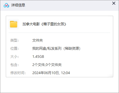 加拿大电影《箱子里的女孩》2016超清中字未删减