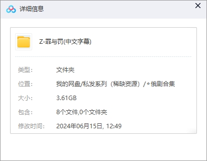 俄剧《罪与罚》超清中字未删减8集全插图1