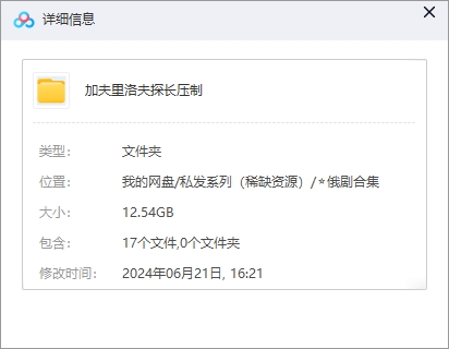 俄剧《加夫里洛夫探长》超清1080P中字未删减17集全插图1