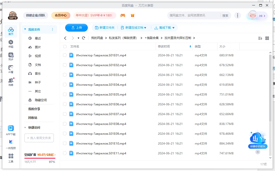 俄剧《加夫里洛夫探长》超清1080P中字未删减17集全插图2