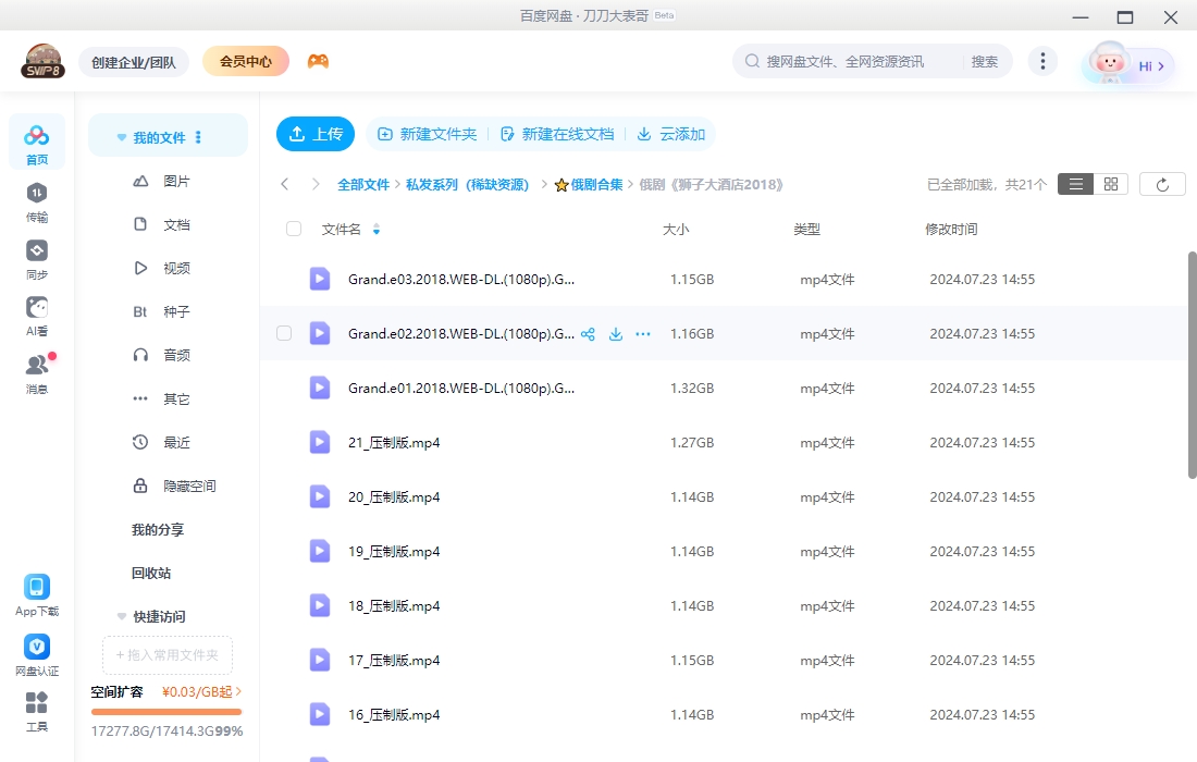 俄剧《狮子大酒店》超清中字无删减21集全