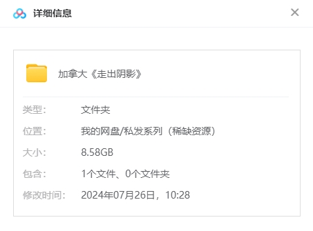 加拿大电影《走出阴影》超清中字无删减