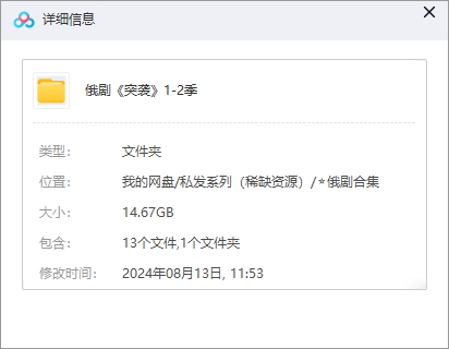 俄剧《突袭》1-2季高清中字无删减