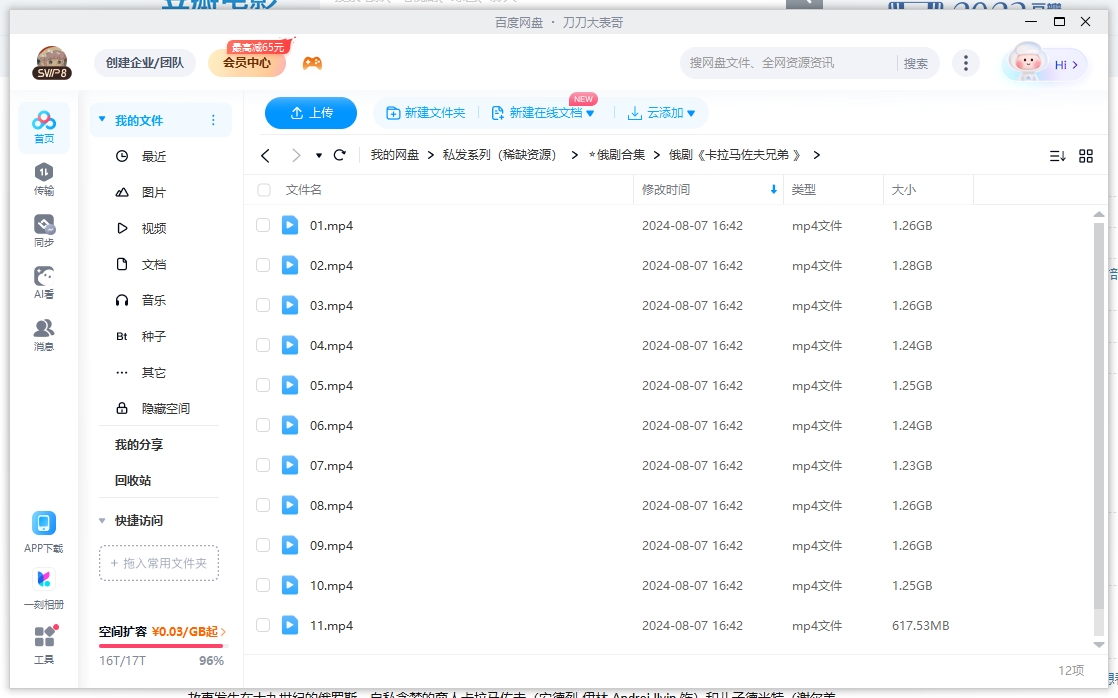 俄剧《卡拉马佐夫兄弟》无删减12集全中文字幕