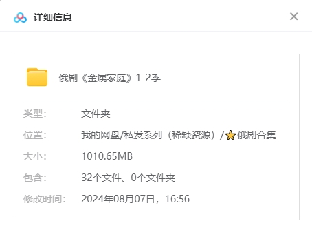 俄剧《金属家庭》1-2季超清中字无删减插图1