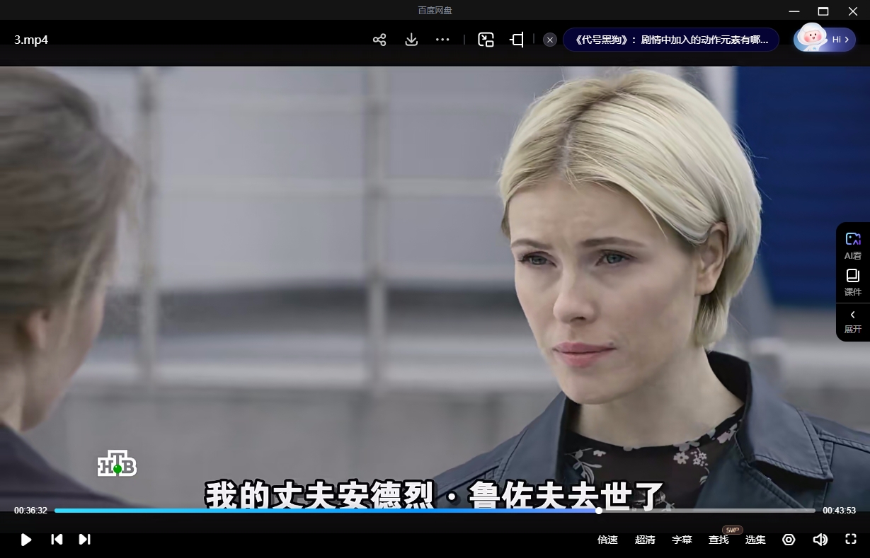 俄剧《代号黑狗》[中文字幕][超清4集全/6.93G][百度网盘]