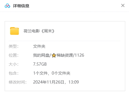 荷兰电影《周末》[2023][超清中字/7.57G][百度网盘]插图1