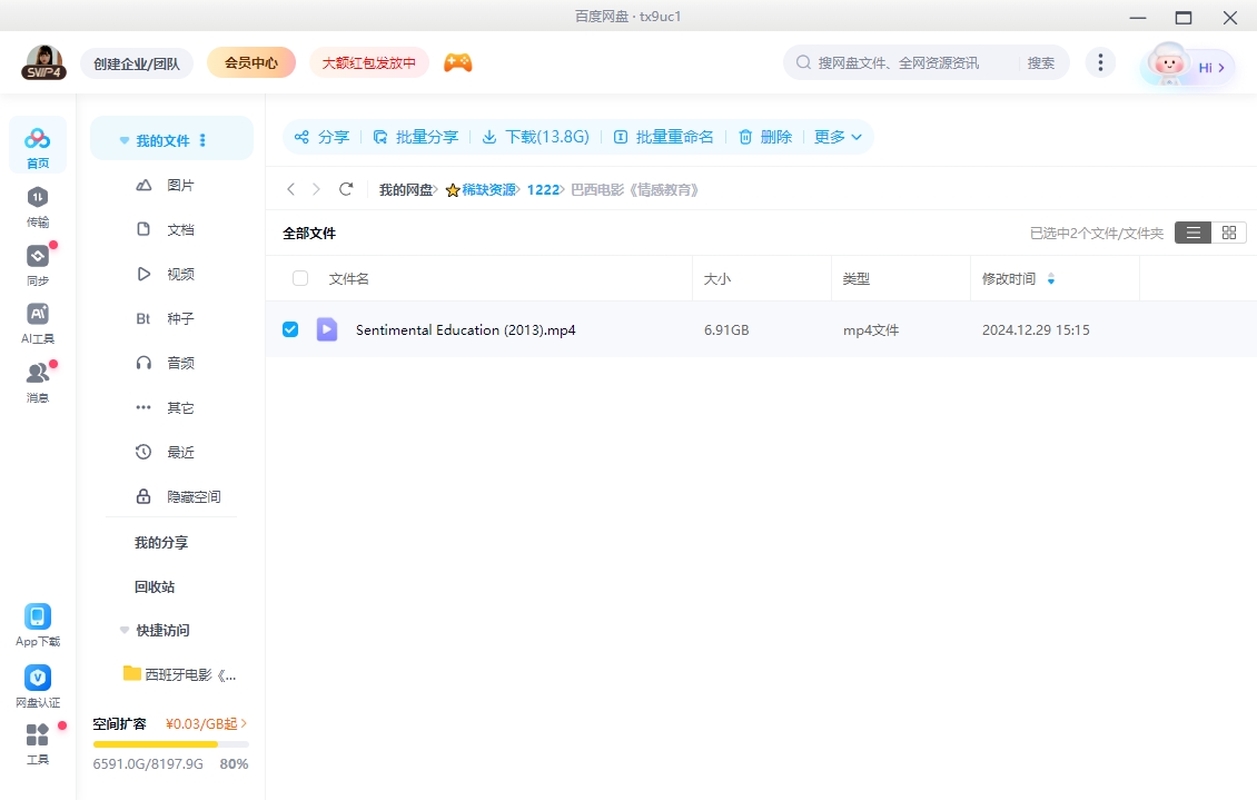 巴西电影《情感教育》[2013][超清中字/6.91G][百度网盘]插图2