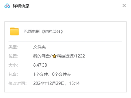 巴西电影《她的部分》[2021][超清中字/8.55G][百度网盘]插图1