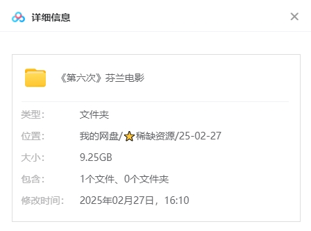 芬兰电影《第六次》[2017][超清中字/9.25G][百度网盘]插图1