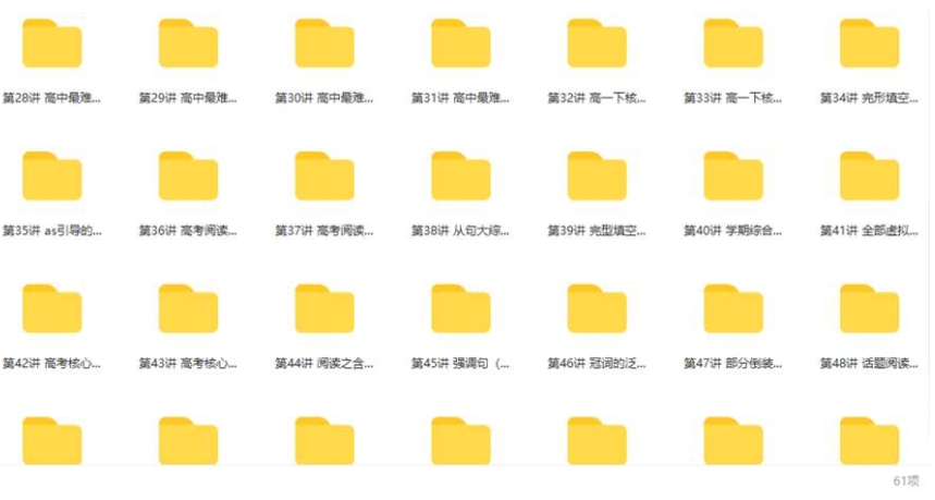 高中英语语法，高考语法精讲60集视频合集插图2
