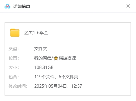 美剧《迷失》[1-6季][超清中字/108.3G][百度网盘]插图1