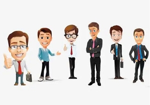 商务卡通风格PPT模板，116套1.18G资源合集