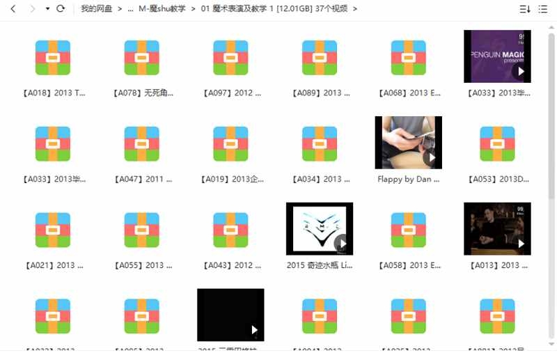 魔术表演教学，99课视频36.8G资源合集插图2