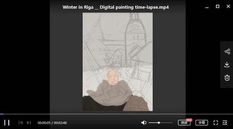 8位大师级插画作品，1.31G视频+成品图合集插图2