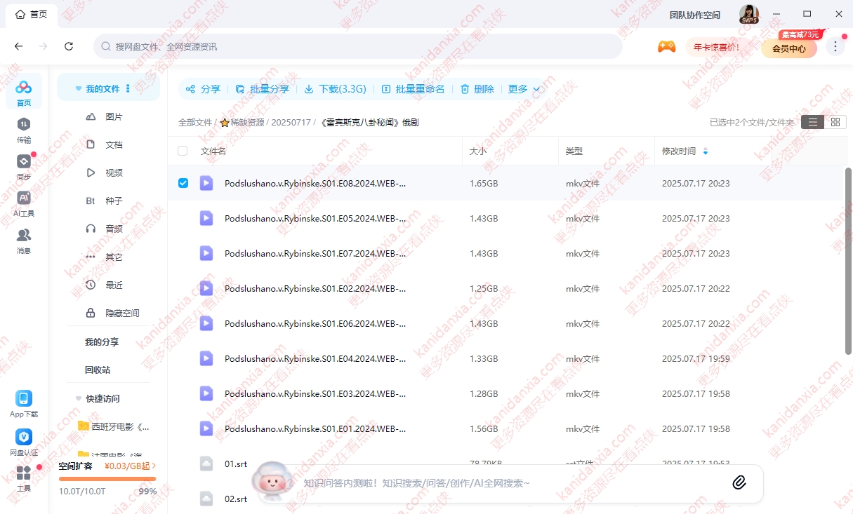 俄剧《雷宾斯克八卦秘闻》[超清中字/8集全11.36G][百度网盘]插图2