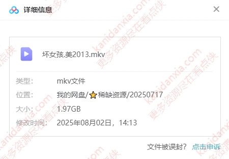 美国电影《坏女孩》[2013][高清中字/1.97G][百度网盘]插图1