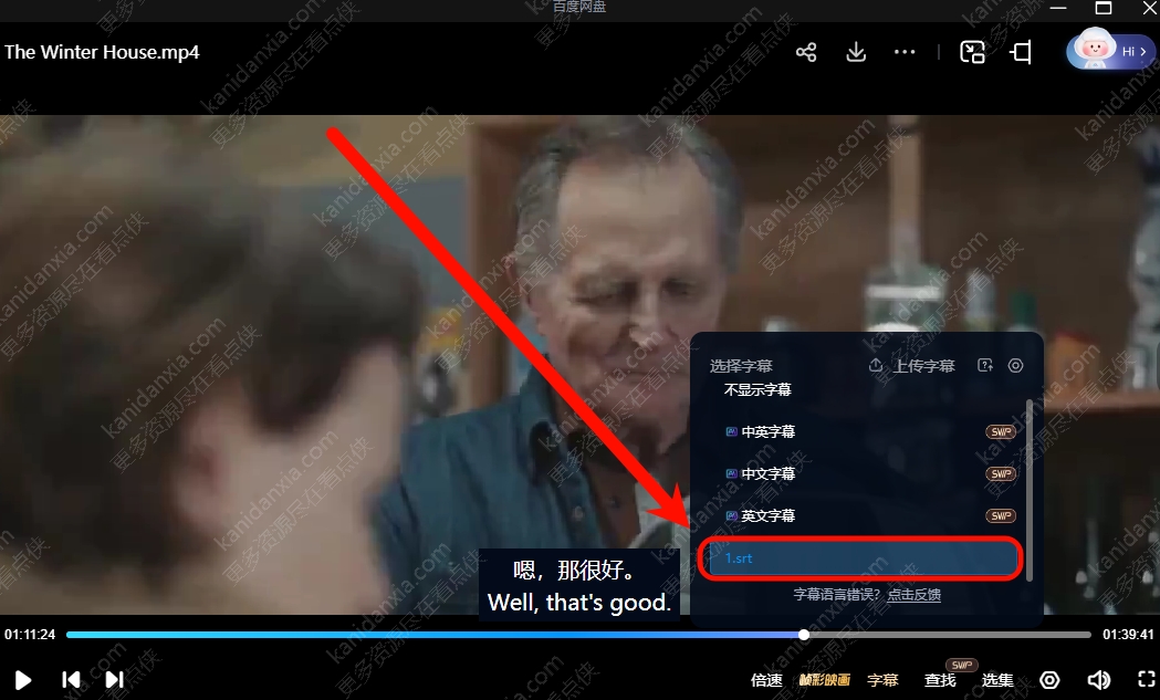 “外挂字幕“如何使用？