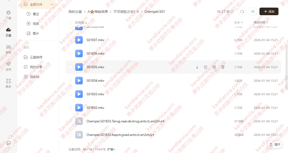 荷兰剧《不可饶恕之恋》[1-3季][2011][高清中字][迅雷网盘]