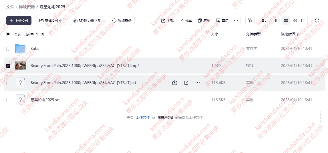 澳大利亚电影《寒棠沁雨》[2025][超清中字/1.9G][夸克迅雷网盘]​