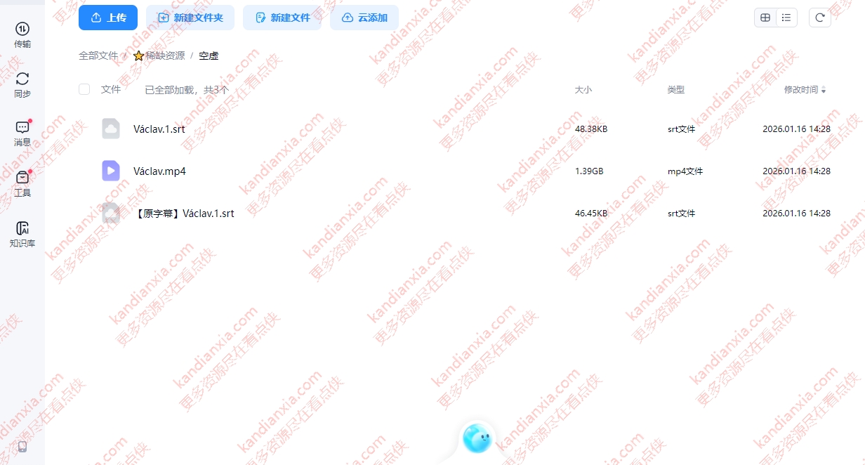 捷克电影《空虚》[2008][高清中字/1.39G][百度网盘]