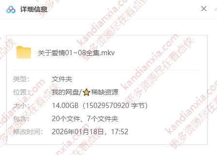 土剧《关于爱情》[2025][超清中字/8集全14G][百度网盘]​