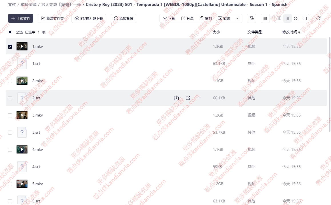 西班牙剧《名人夫妻》[2023][超清中字/8集全9.8G][夸克网盘]​