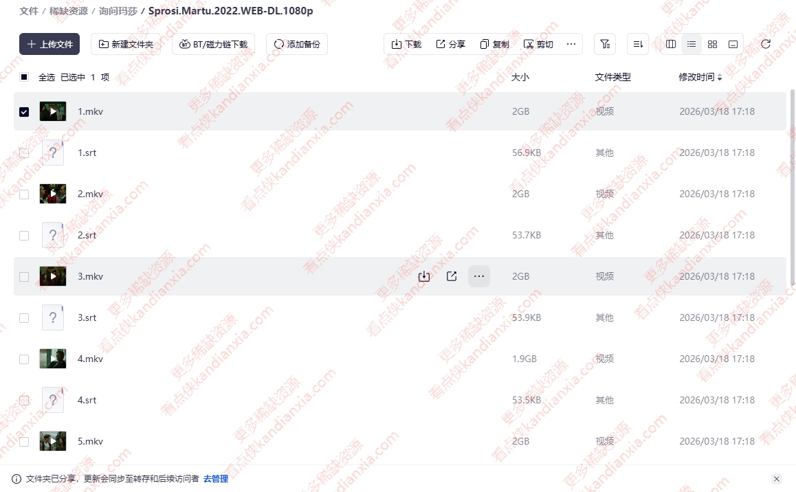 俄剧《询问玛莎》[2022][超清中字/8集全][夸克网盘]