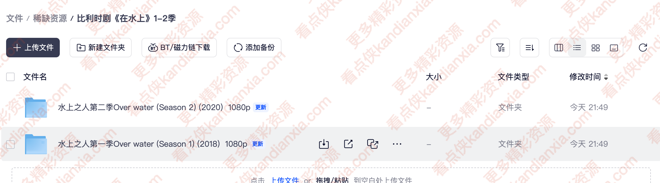 比利时剧《在水上/Over Water》[1-2季][超清中字][夸克网盘]