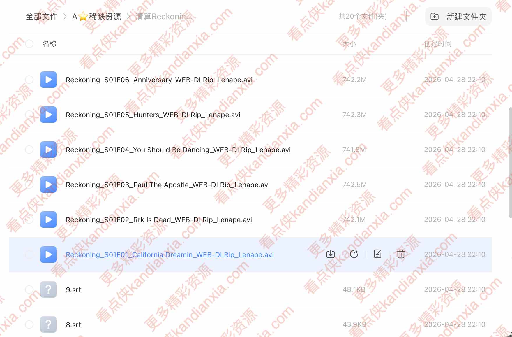 美剧《清算》[2019][中文字幕/10集全][迅雷网盘]​