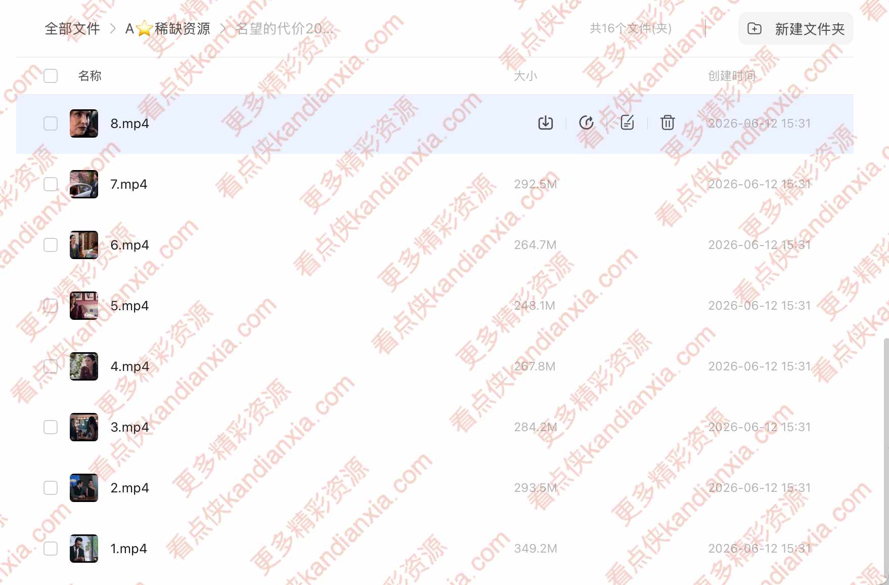 墨西哥剧《名望的代价》[2026][超清中字/8集全][迅雷网盘]​