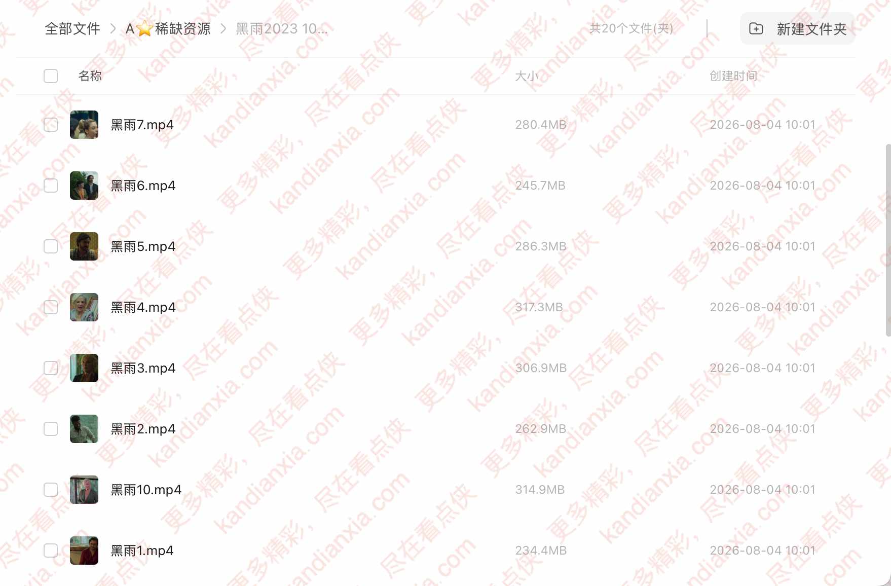 巴西剧《黑雨》[2023][中文字幕/10集全][迅雷网盘]