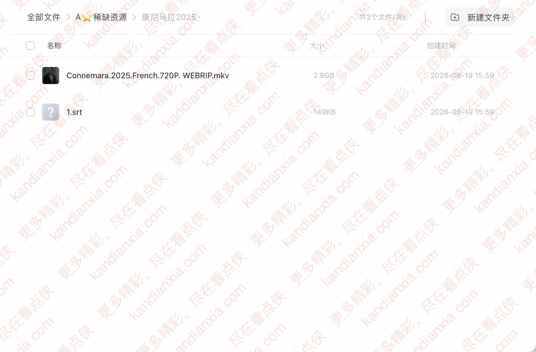 法国电影《康尼马拉》[2025][超清中字/2.9G][迅雷网盘]