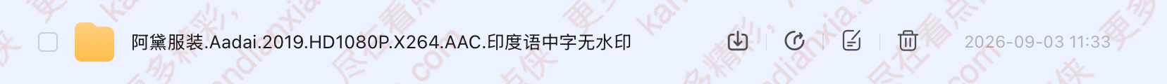 印度电影《阿黛服装》[2019][超清中字/2.9G][迅雷网盘]​