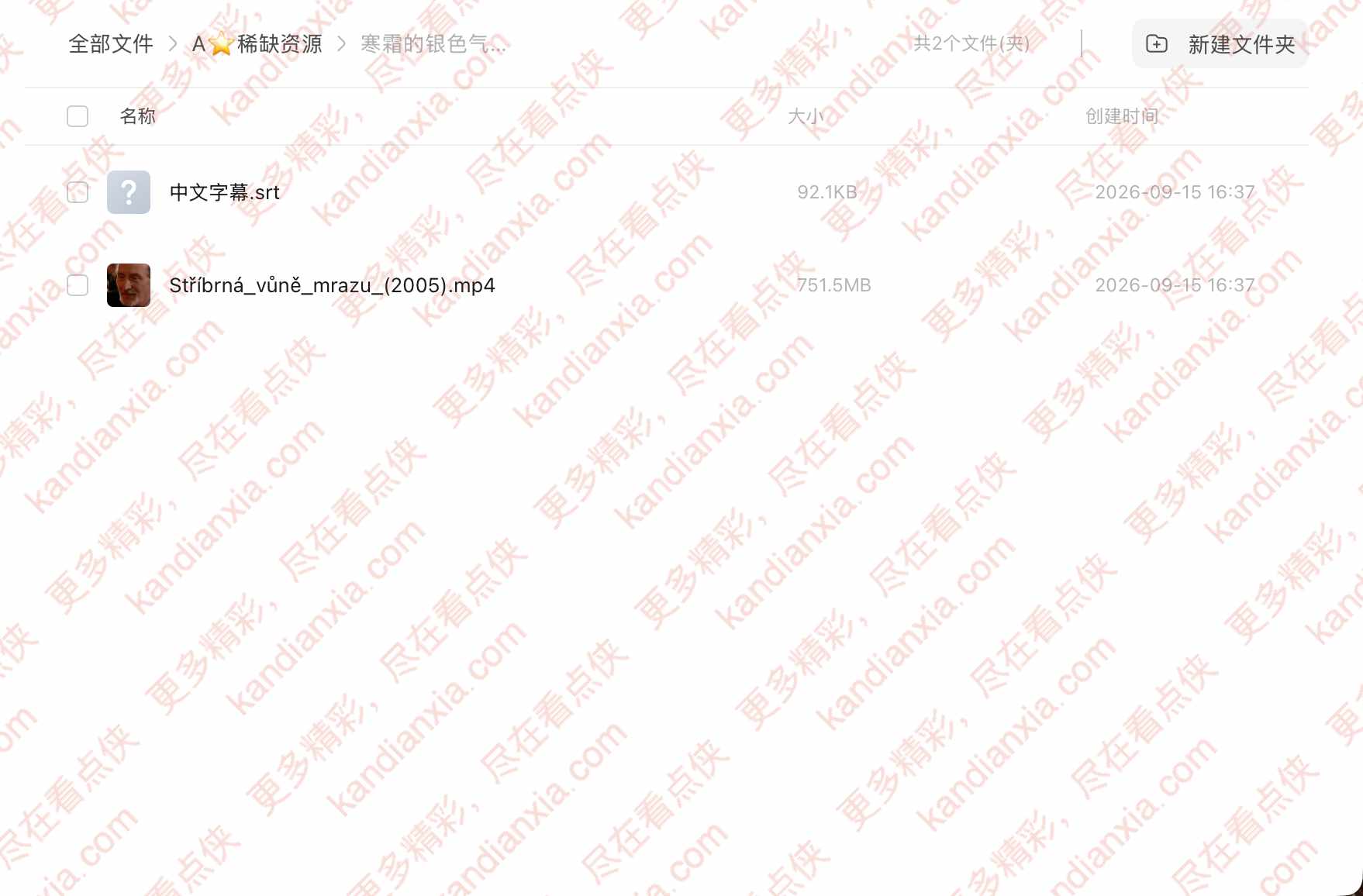 捷克电影《寒霜的银色气息》[2005][高清中字][迅雷网盘]​