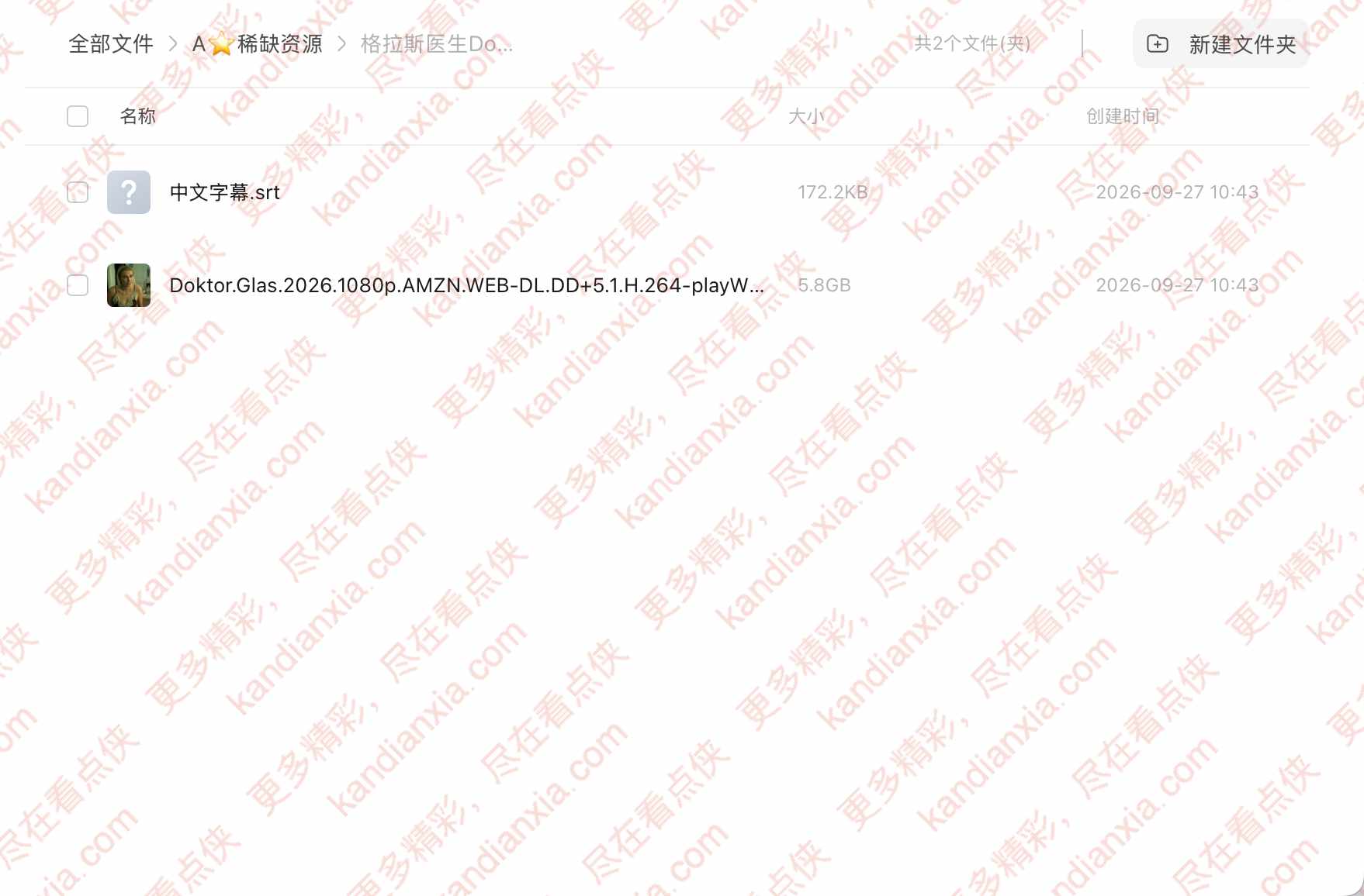 瑞典电影《格拉斯医生》[2026][超清中字/5.8G][迅雷网盘]