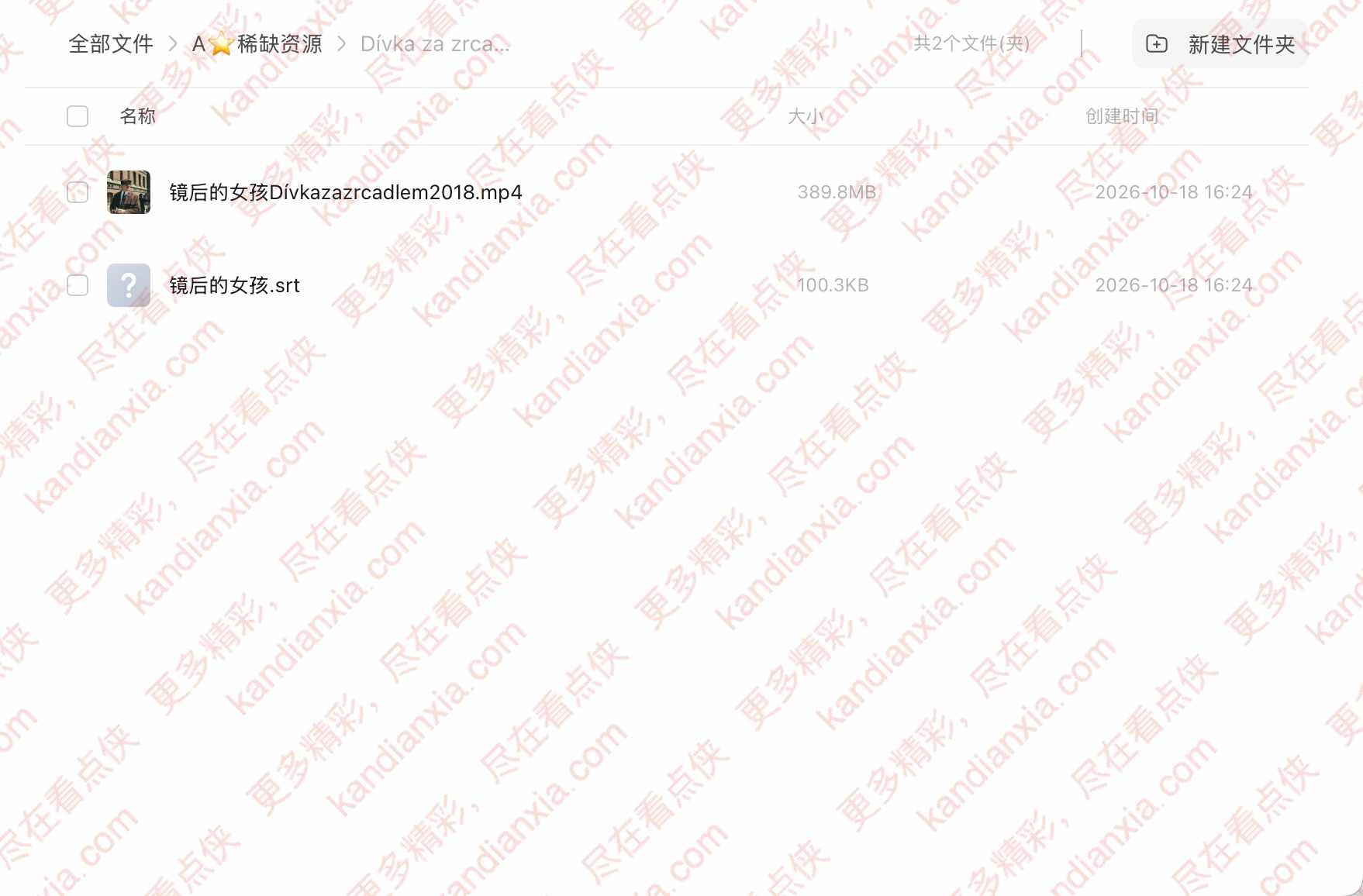 捷克电影《镜后的女孩》[2018][中文字幕][迅雷网盘]