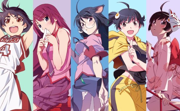 动漫《物语系列》1-14季全集日语中字高清合集