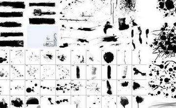 PS千款常用笔刷+样式源文件素材合集